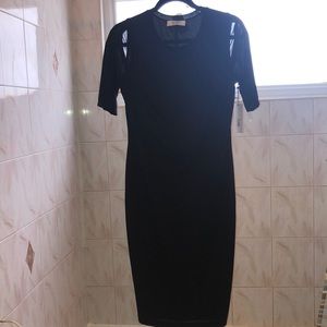 NWT Bailey/44 Black Midi Dress